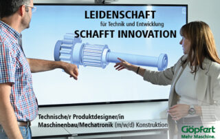 Technische/r Produktdesigner/in Maschinenbau / Mechatronik (m/w/d) Konstruktion